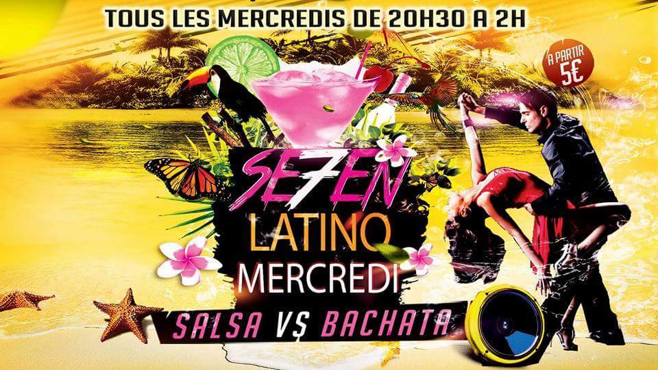 ☆seven Latino Party☆salsa Vs Bachata☆3 Cours☆seven Club☆