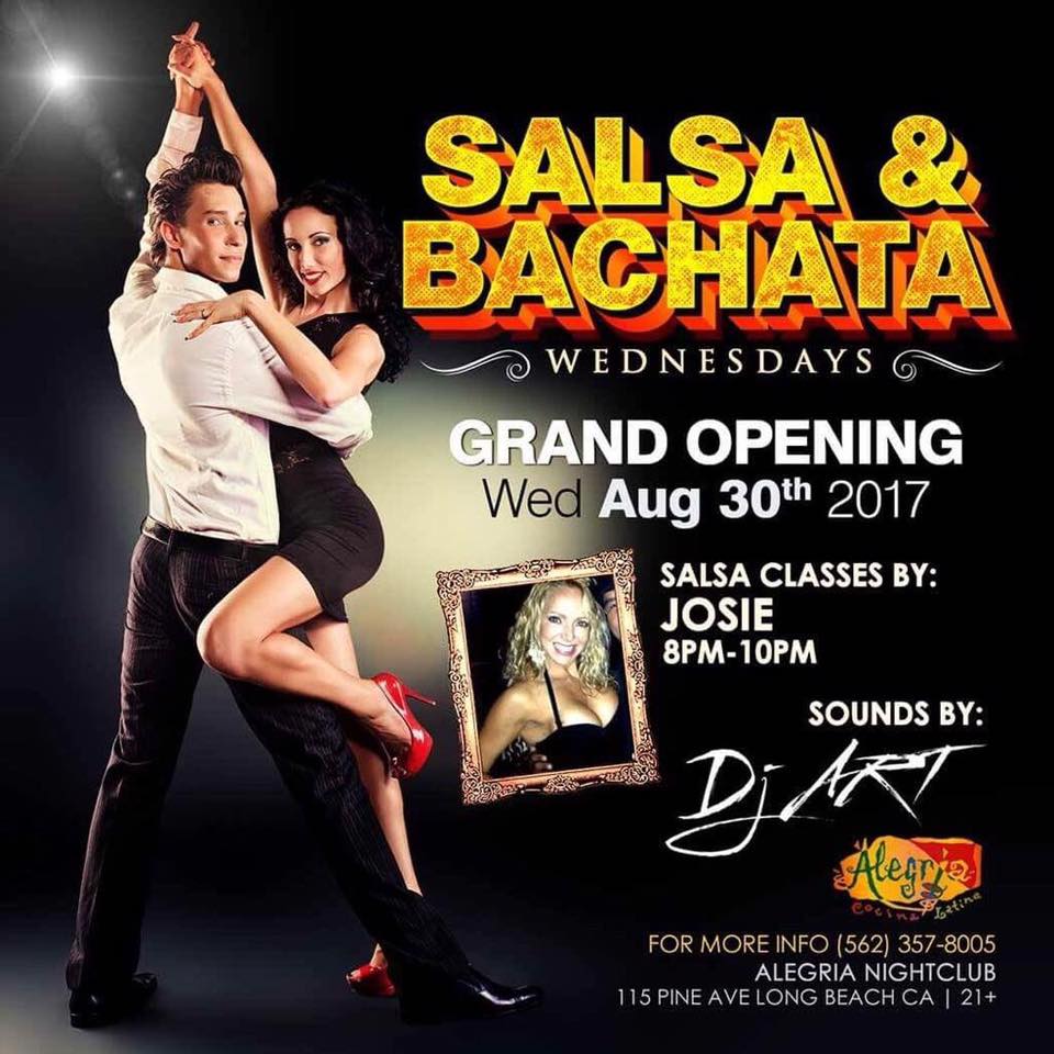 New Salsa & Bachata Wednesdays @Alegria