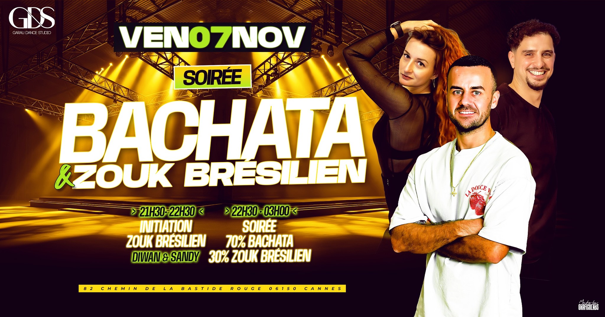💚✨ Soirée BACHATA & ZOUK BRÉSILIEN ✨💚