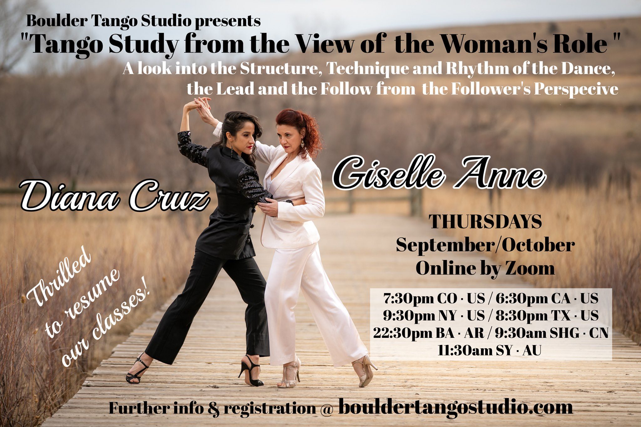 "Tango Study From the View of the Woman's Role"