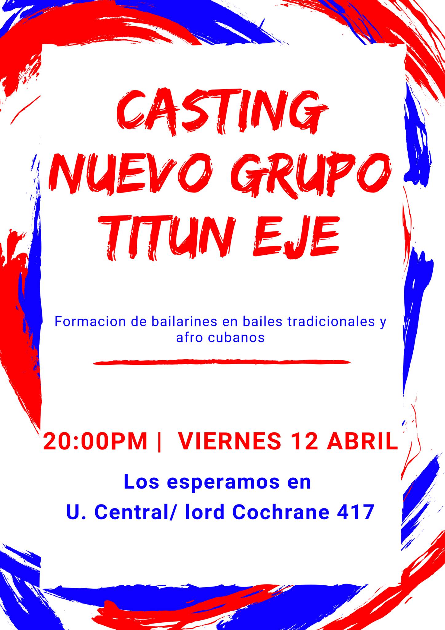Casting Nuevo Grupo Cubano "Titun Eje"