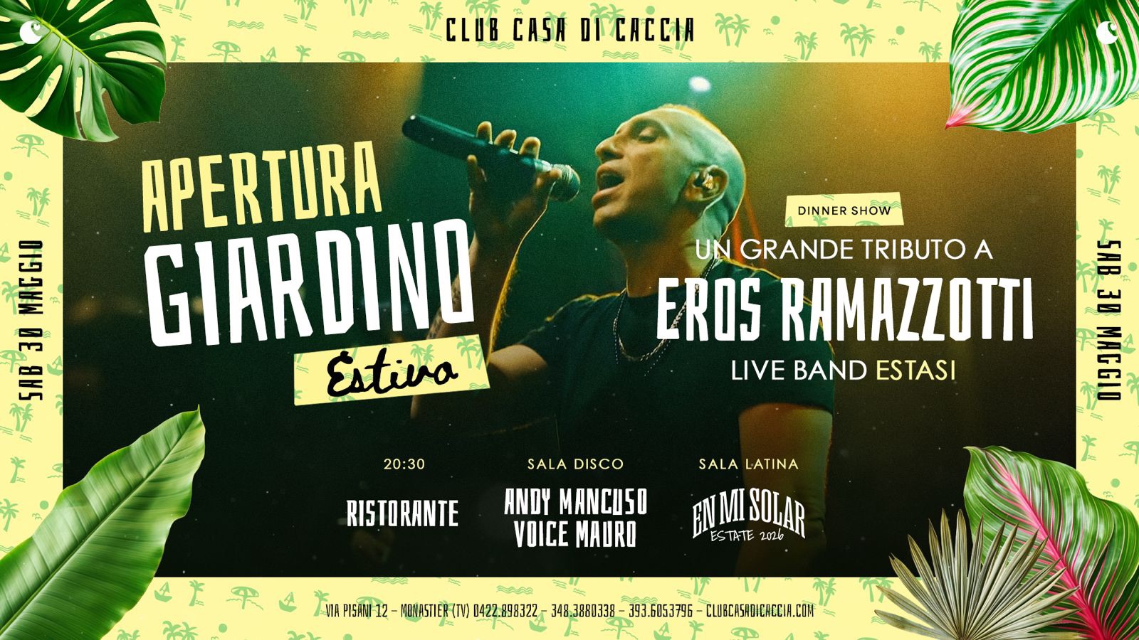 SABATO 30 MAGGIO_ APERTURA GIARDINO ESTIVO