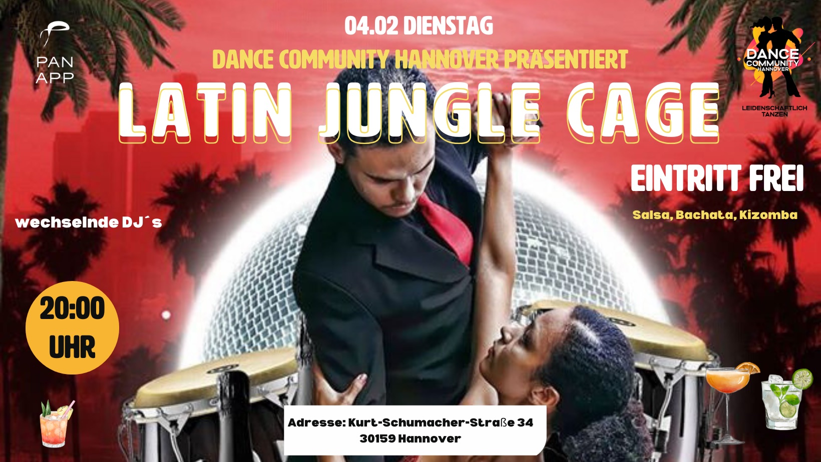 Latin Jungle Cage - Salsa, Bachata & Kizomba
