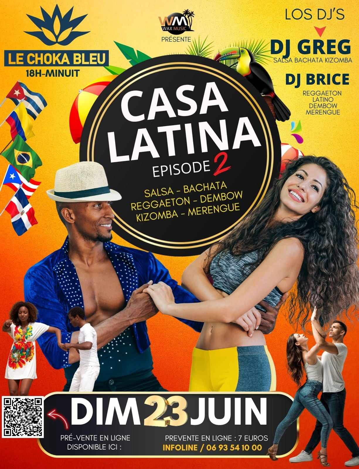 🔥SBK AU CHOKA🔥 CE DIMANCHE 23 JUIN DE 18H à 22H "DJ GREG" AMBIANCE LATINO 🇨🇴 🇨🇺 jusqu'à 00h