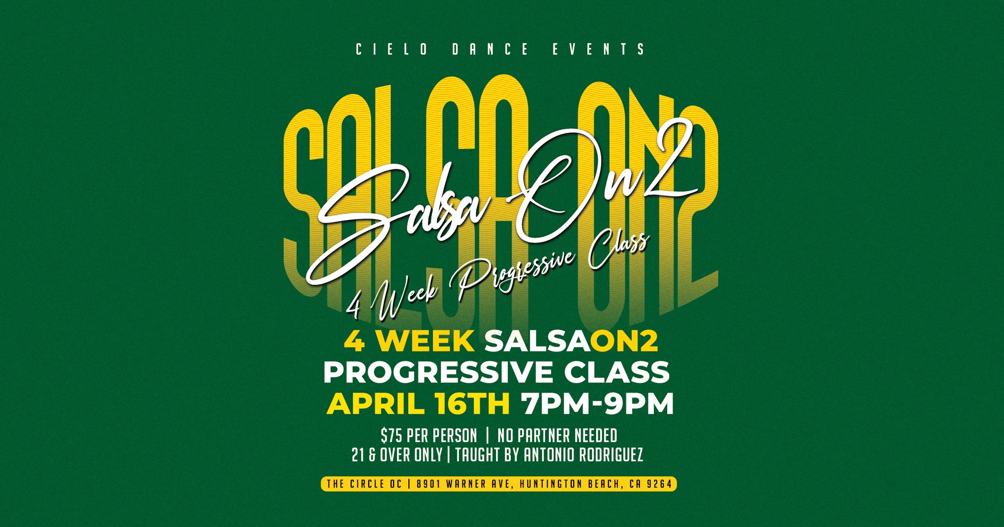 Salsa on2 - 4 Week Progressive Course