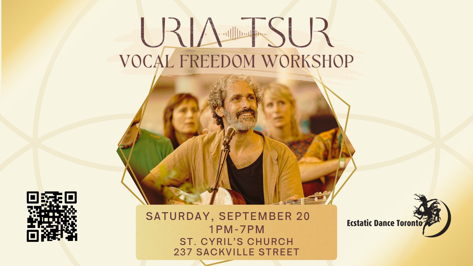 β Vocal Freedom Workshop with Uria Tsur Toronto Debut β