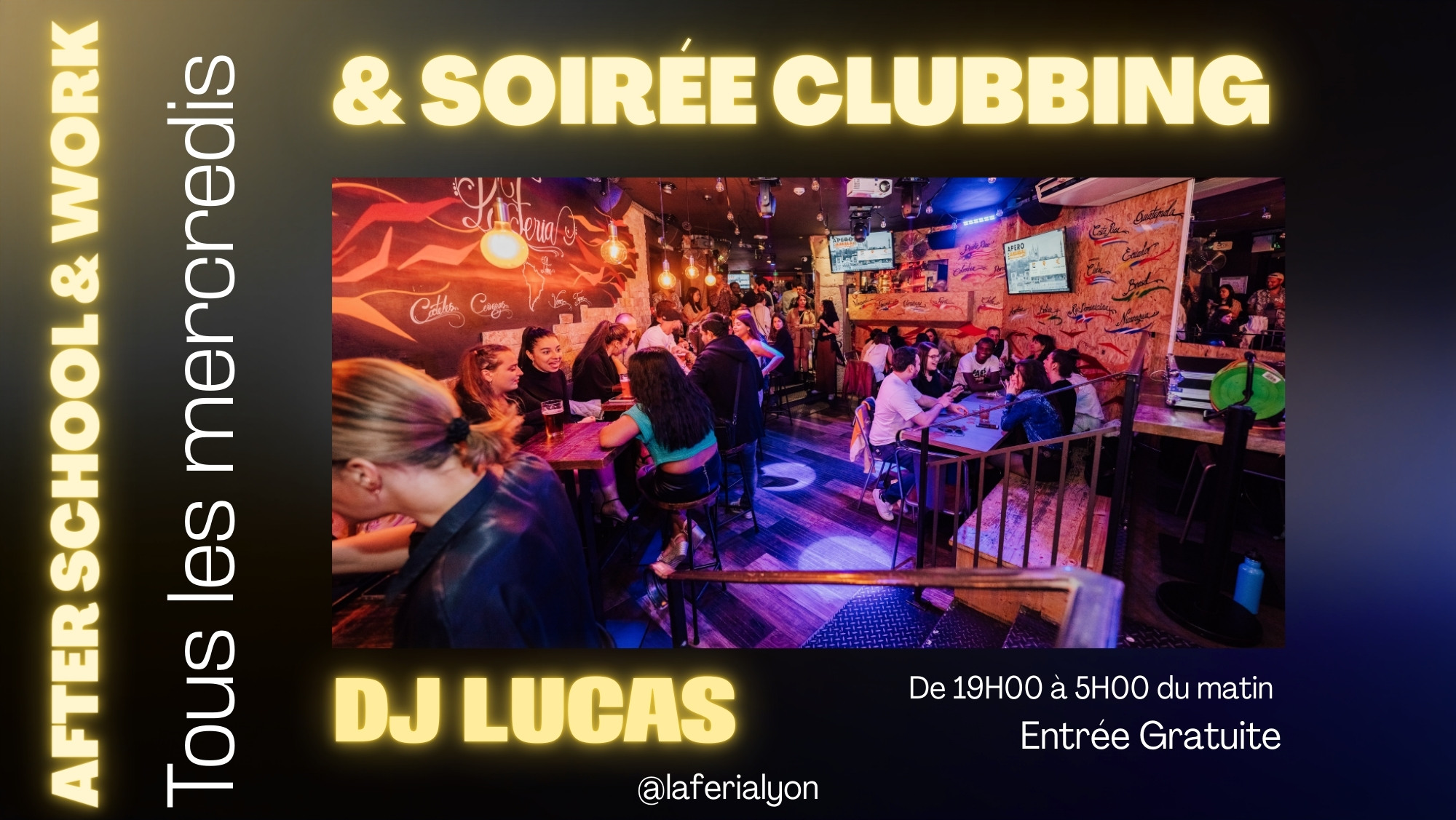 Apéro & soirée after school La Feria Lyon