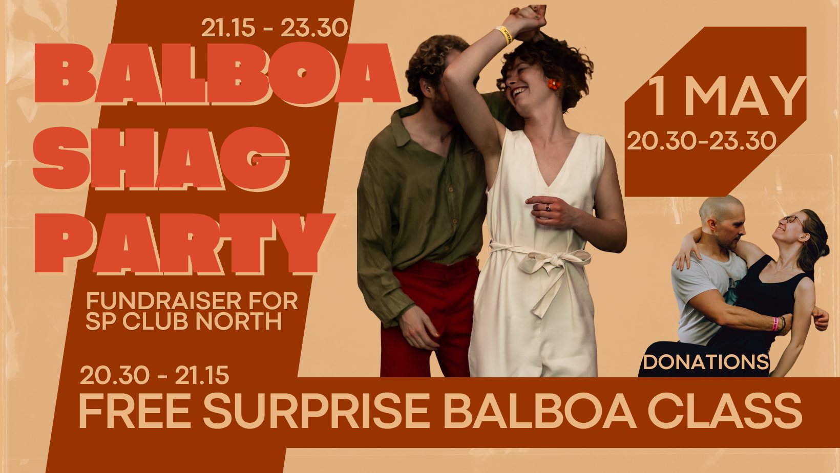 BALBOA & SHAG PARTY w DJ & FREE SURPRISE BALBOA CLASS