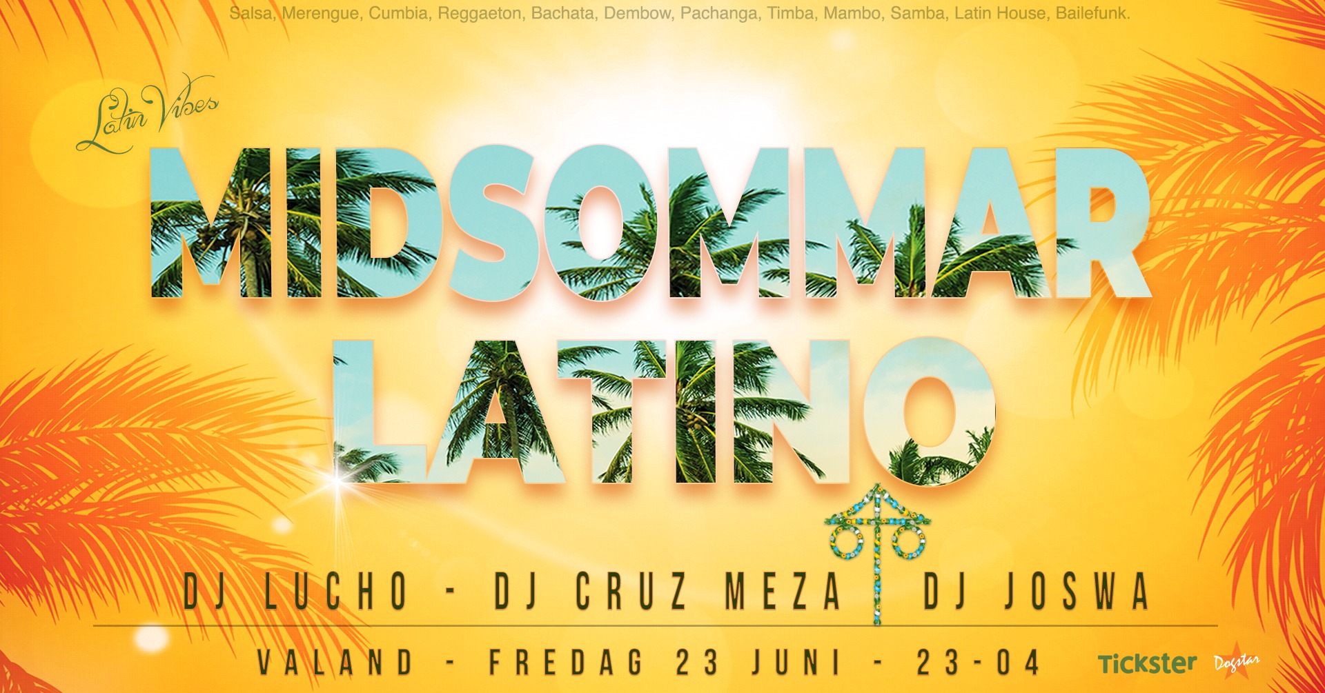 Latin Vibes - Midsommar Latino 2023 - Valand 23 Juni