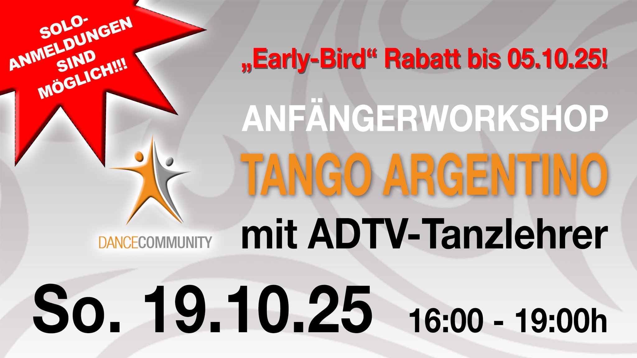 Tango Argentino-Anfängerworkshop in Offenburg
