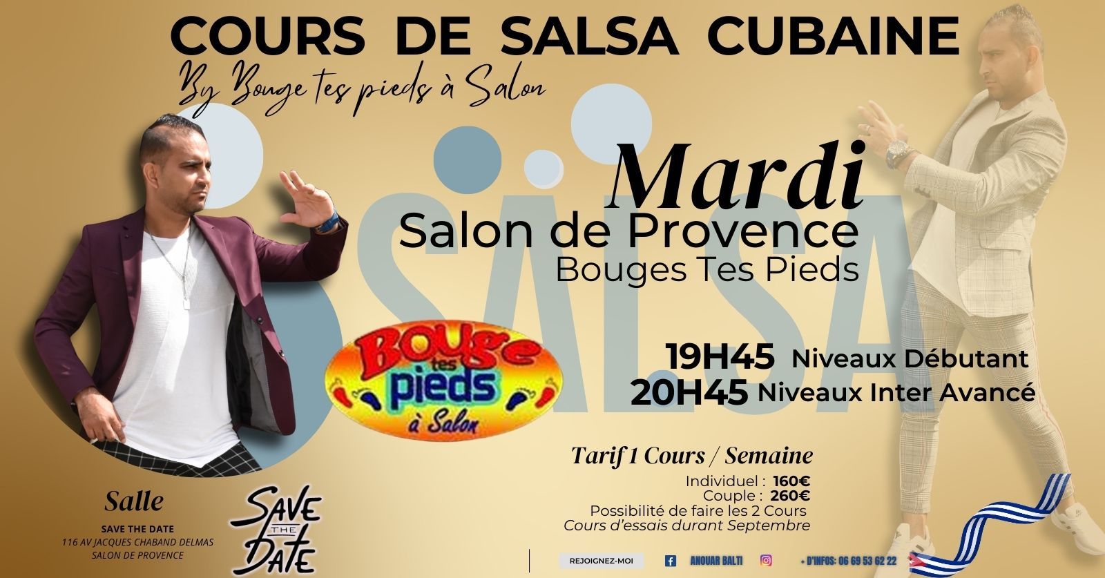 Cours de SALSA Cubaine à Salon de Provence