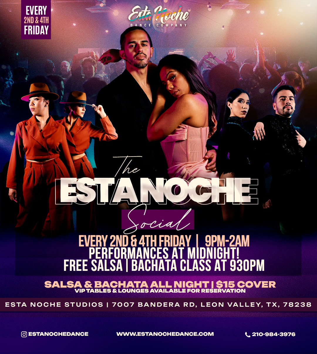 Salsa & Bachata Dance Social JULY 31