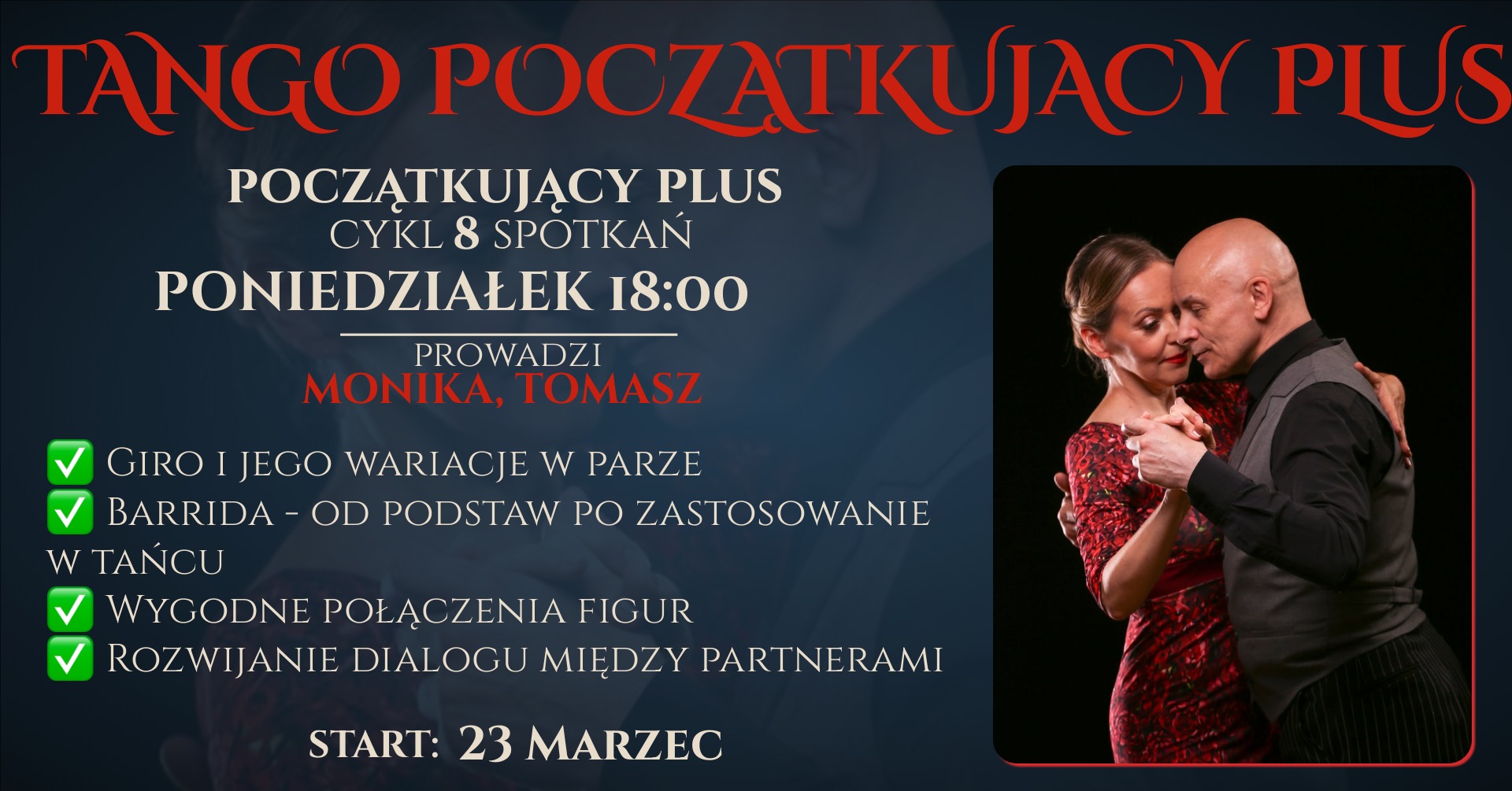 TANGO POCZĄTKUJACY PLUS