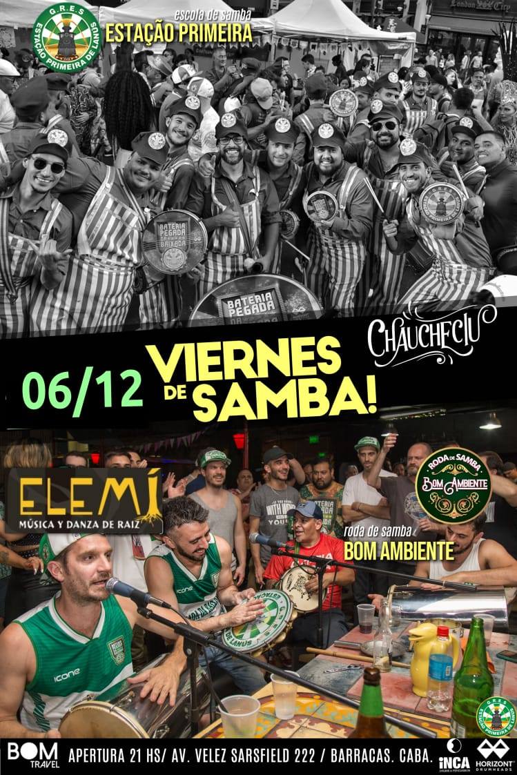 Viernes de Samba! Banda Invita: Elemí (Rumba)