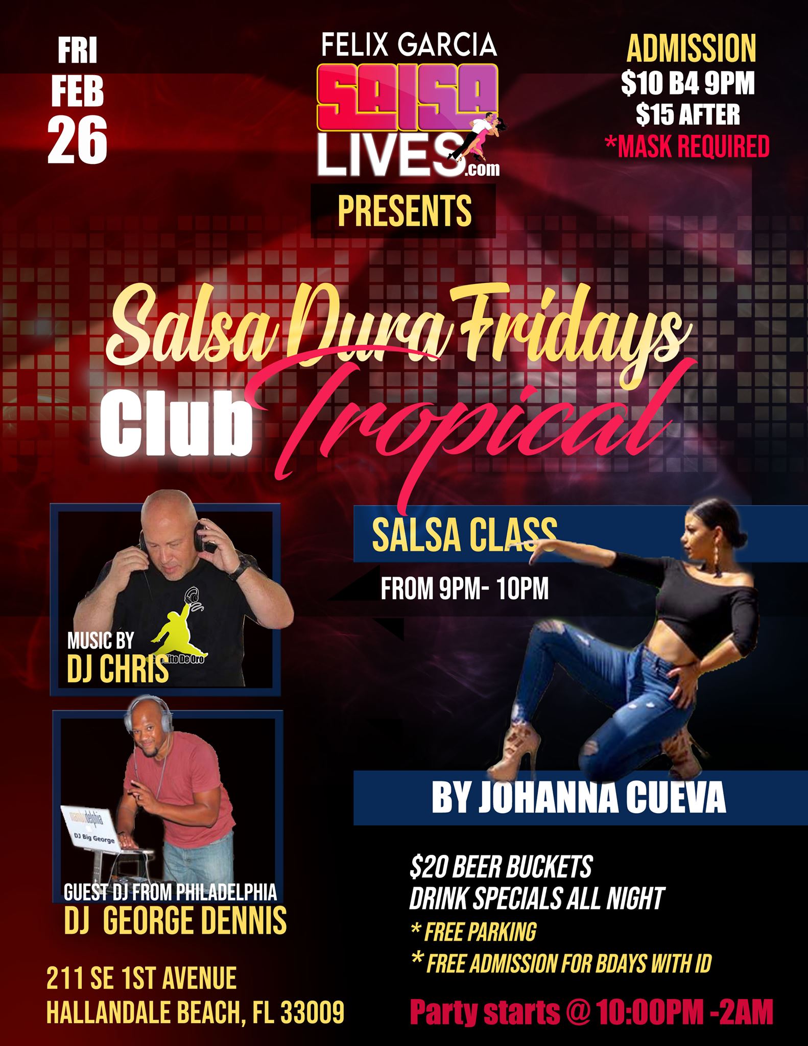 Salsa Dura Fridays @ Club Tropical