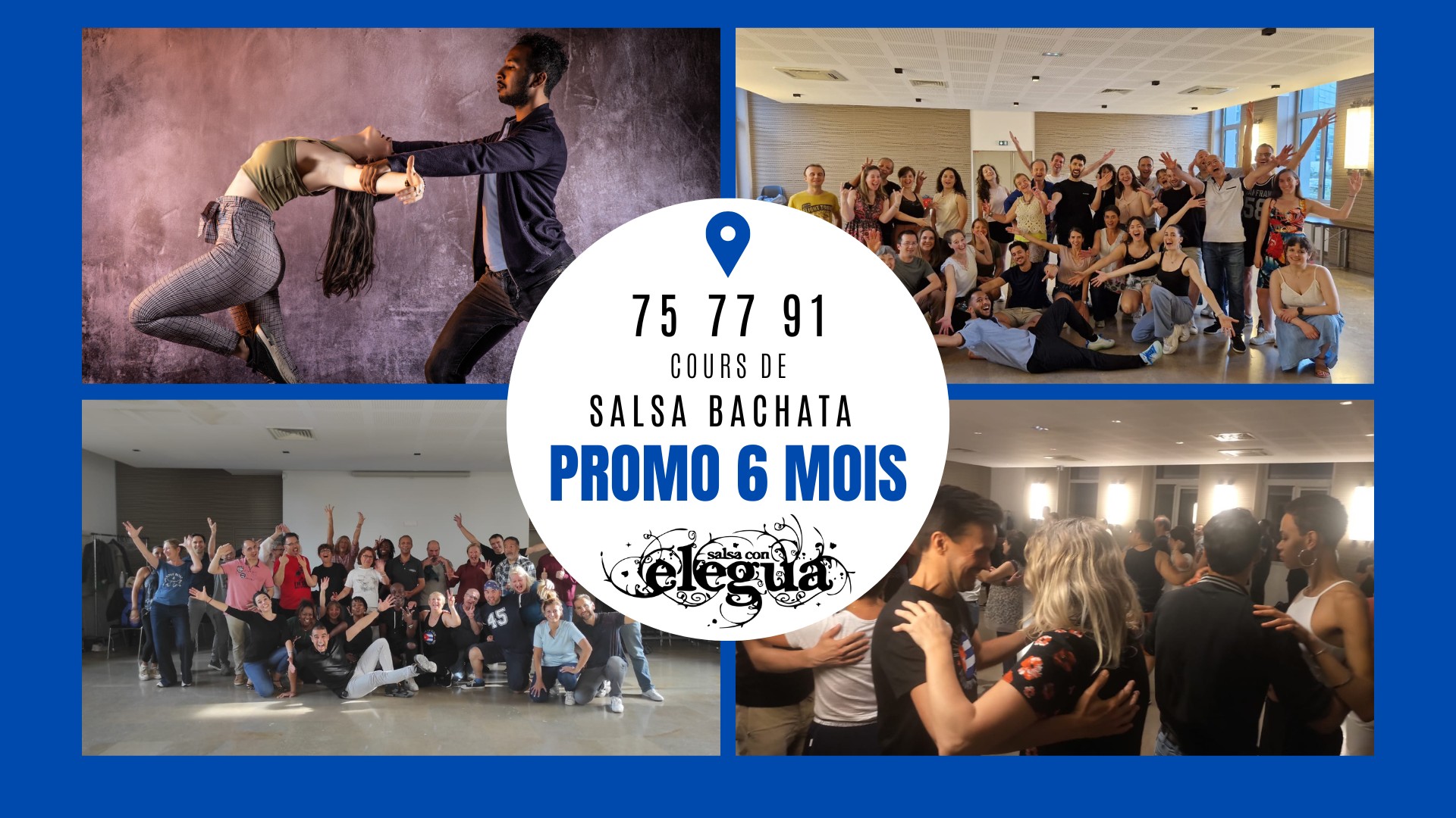 Cours de salsa bachata PROMO 6 mois à Paris