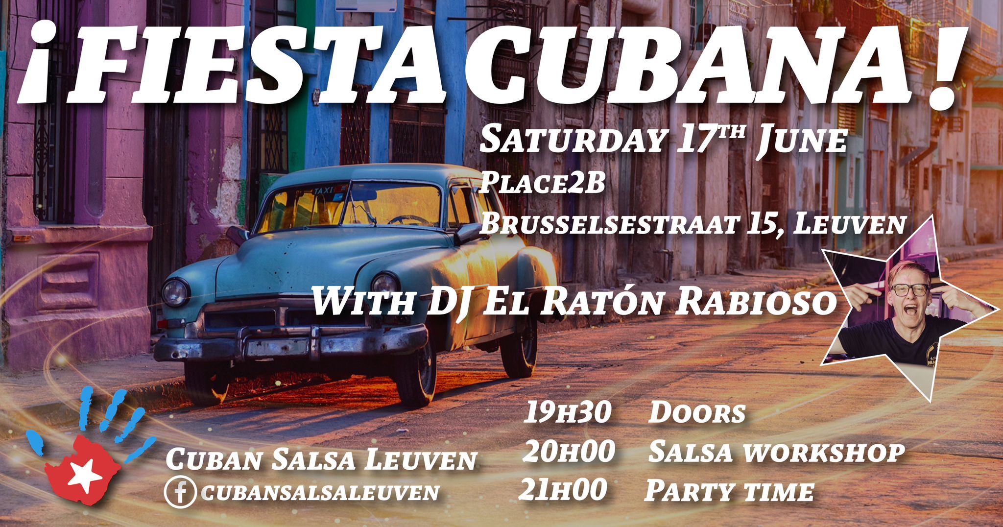 ¡Fiesta Cubana! - Party 17th of June with DJ El Ratón Rabioso!