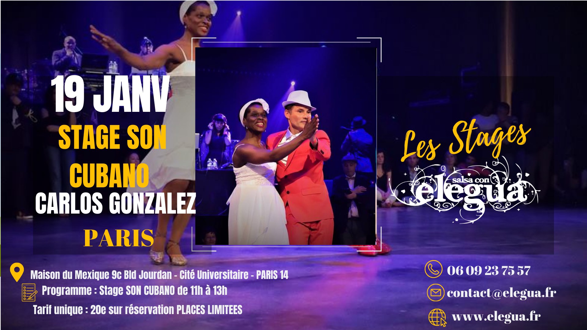 Stages de son cubano avec Carlos Gonzalez à Paris