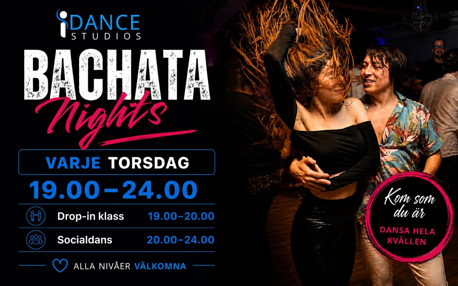Bachata Nights - Drop in classes + Social Dancing