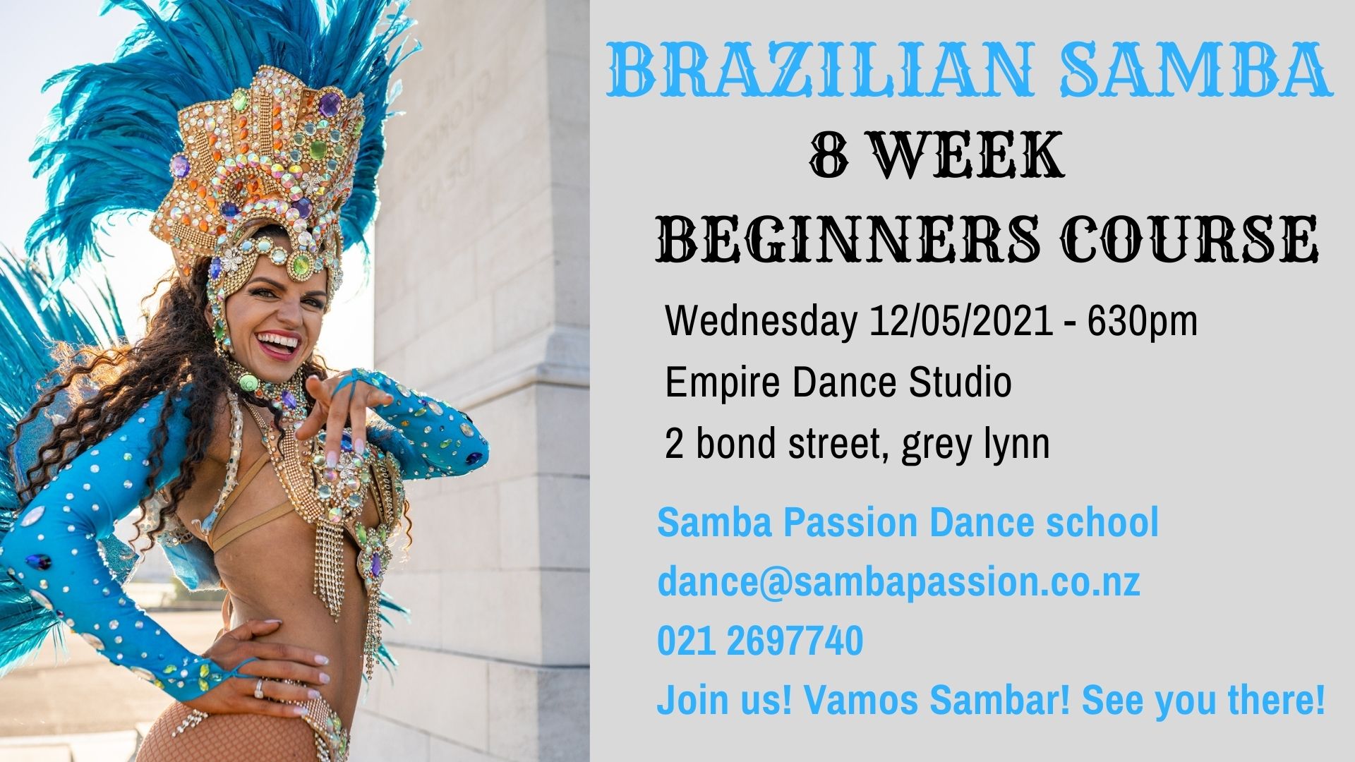 Brazilian Beginners 8 weeks course