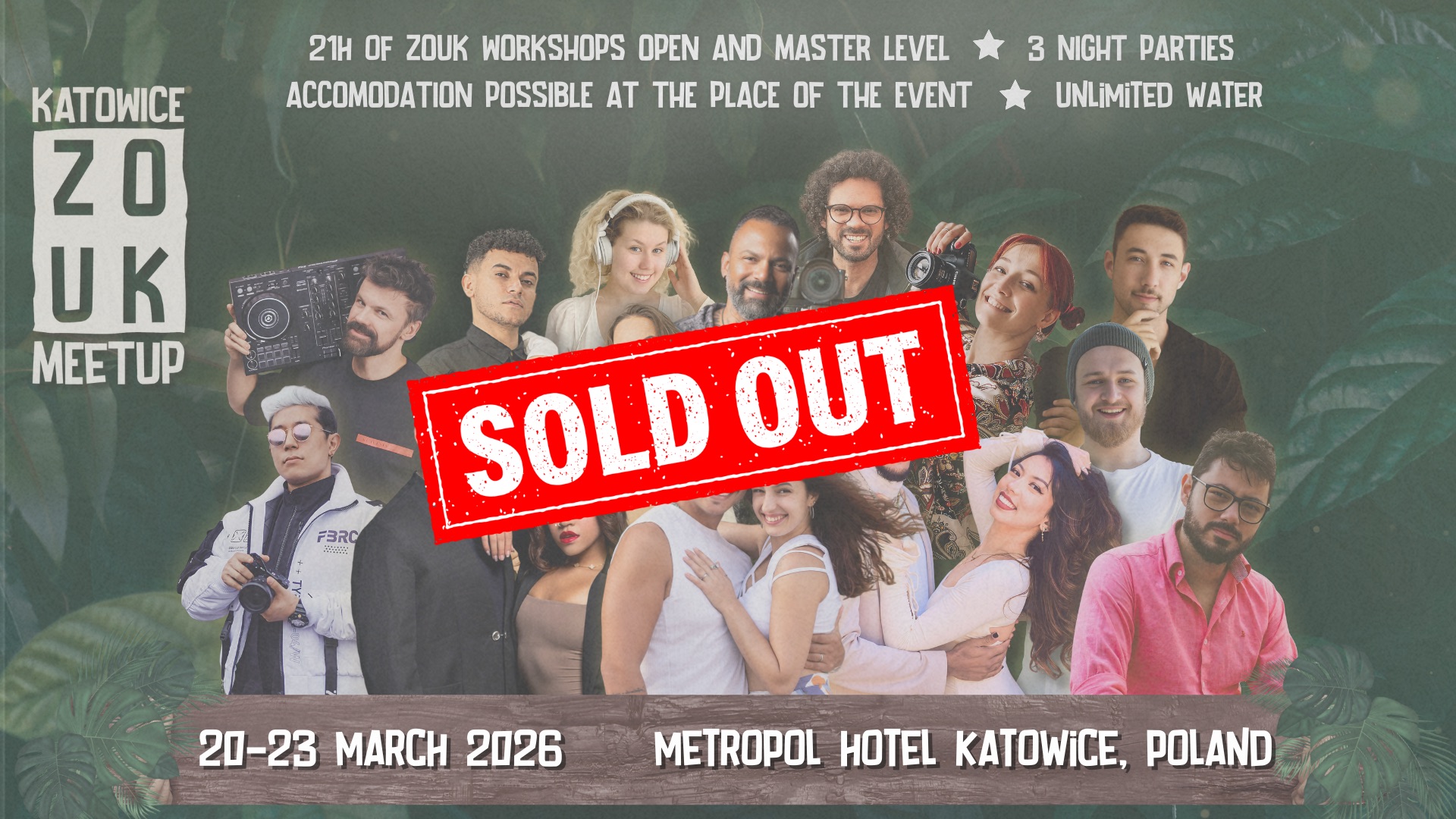 KZM 2026 KATOWICE ZOUK MEETUP 20-23 MARCH 2026 Katowice, Poland
