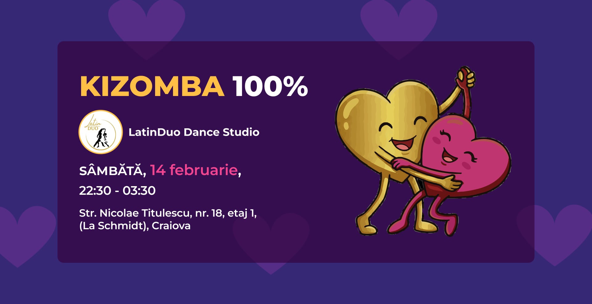 100% KizombaLove Party. Îndrăgostiți pe un singur ritm. ✨