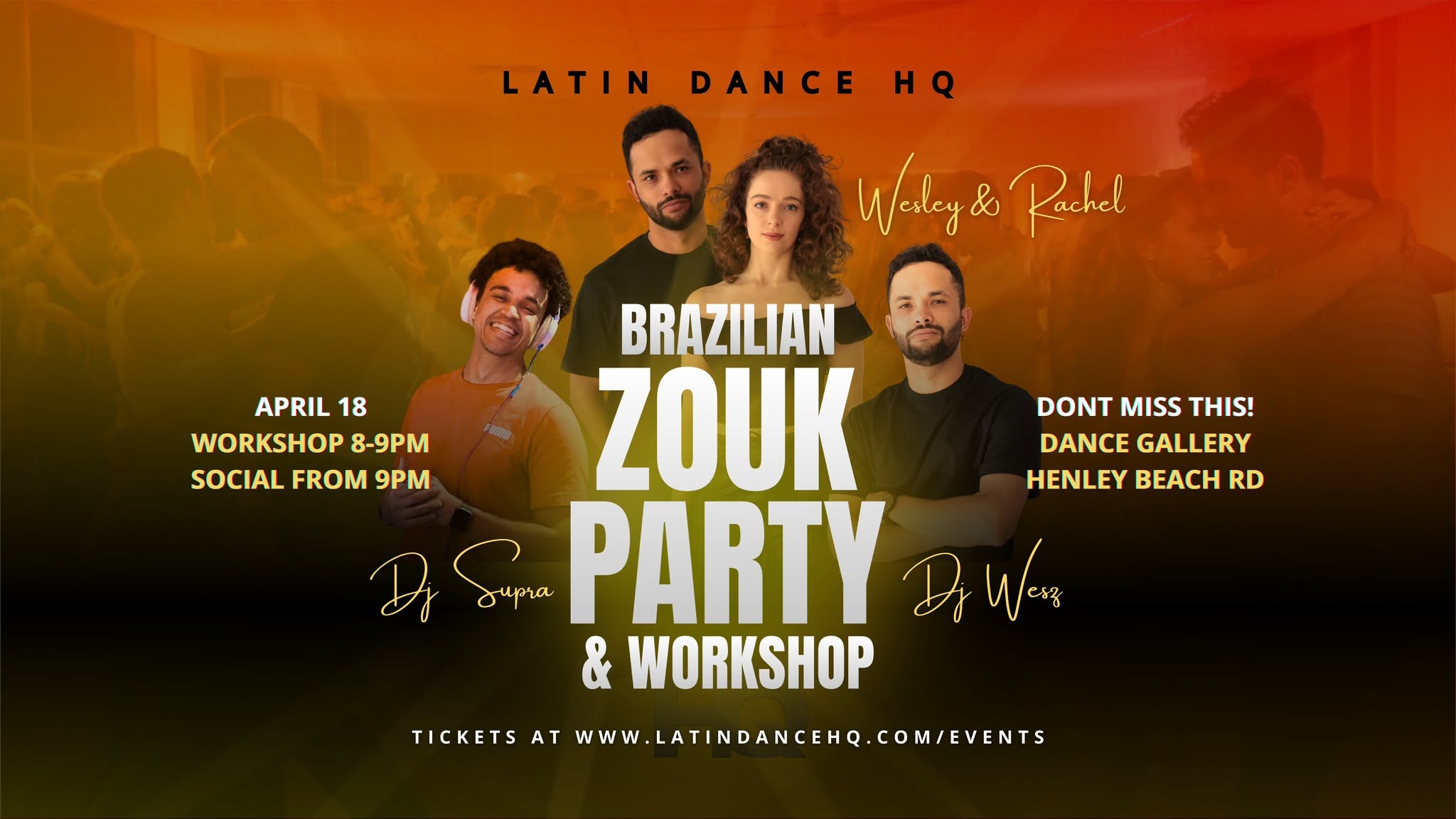 HQ Zouk Party & Workshop