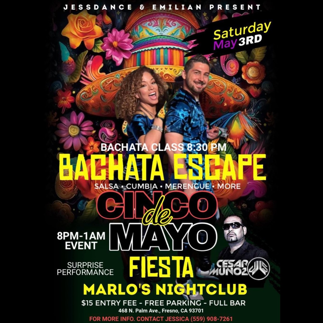 Bachata Escape Cinco de Mayo Fiesta