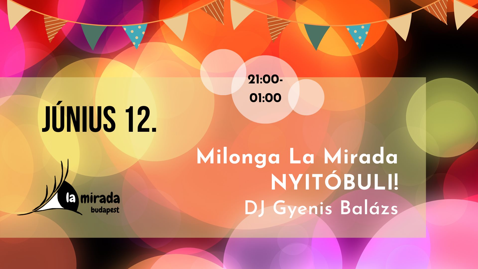 Milonga La Mirada by HV - nagy újranyitás