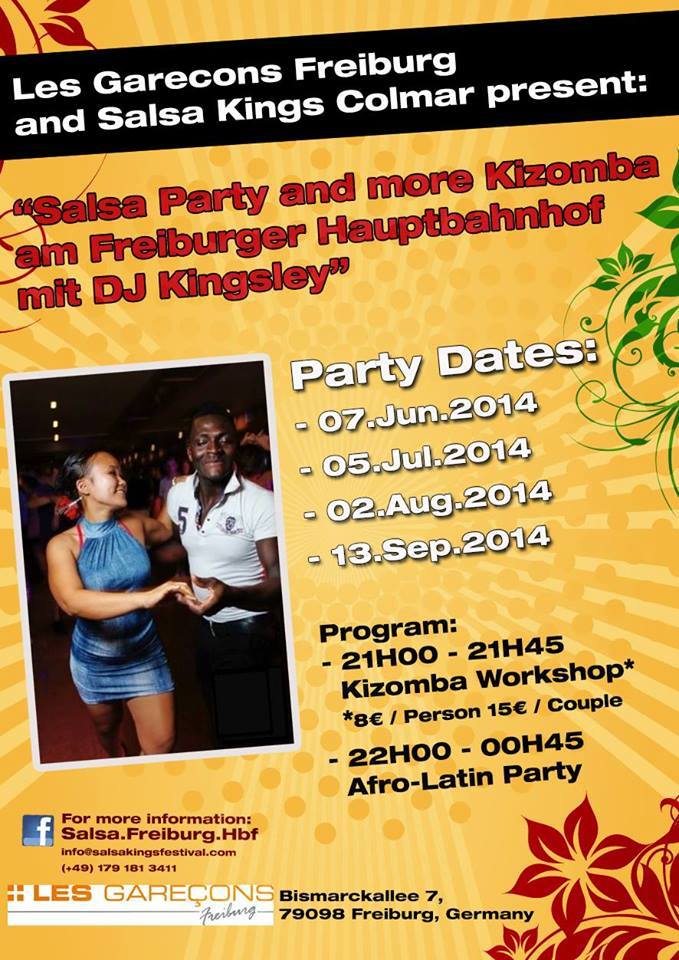 Salsa Party And More Kizomba Am Freiburger Hauptbahnhof with DJ Kingsley