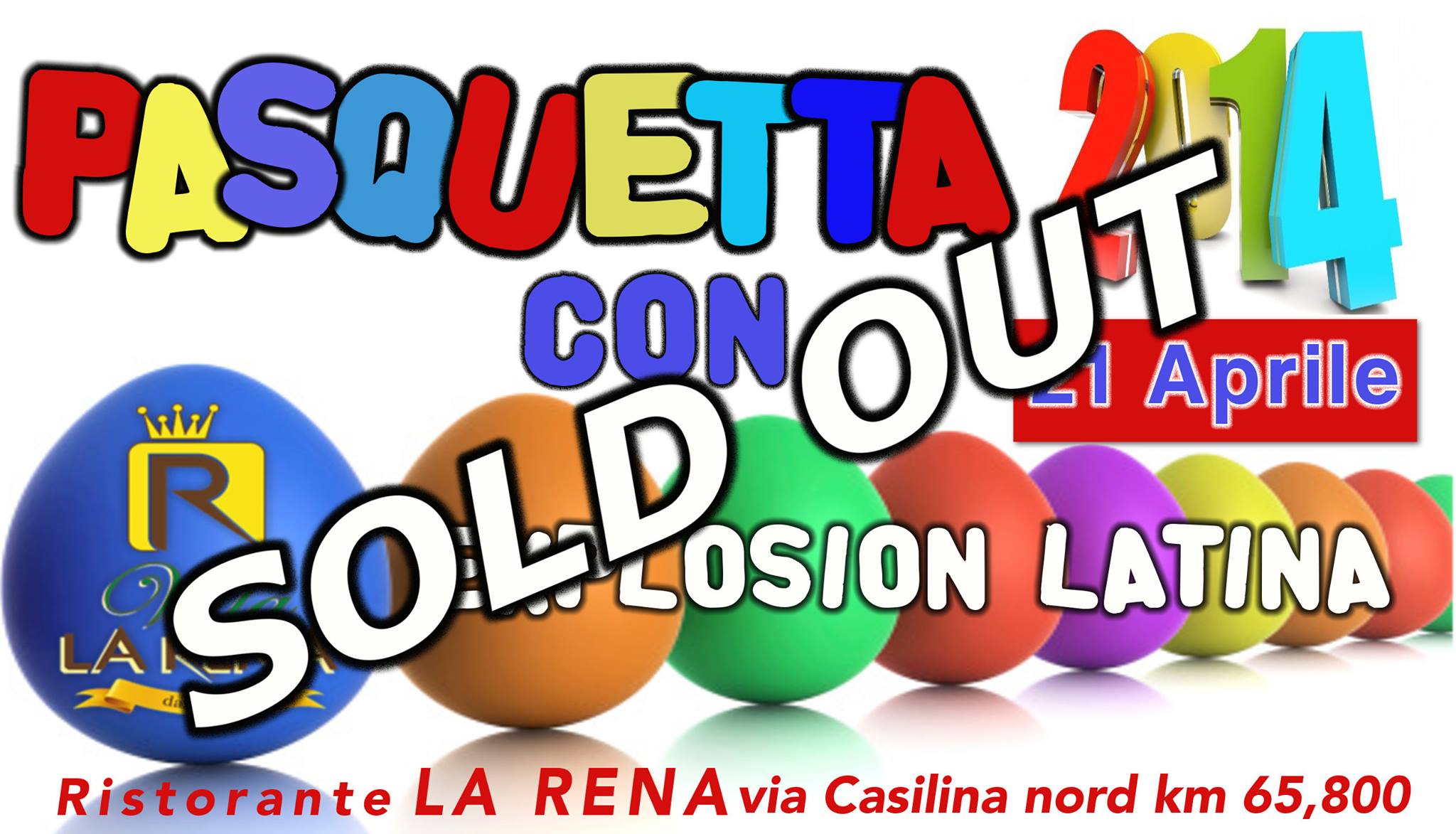 PASQUETTA EXPLOSIVA 2014 *Ristorante LA RENA* by EXPLOSION LATINA