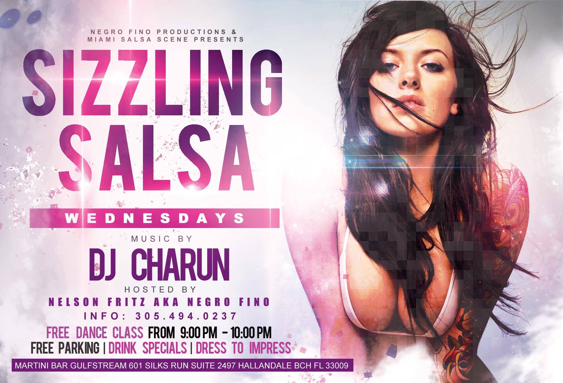 SIZZLING SALSA WEDNESDAYS at Martini Bar feat Latino Master's Bday Celebration