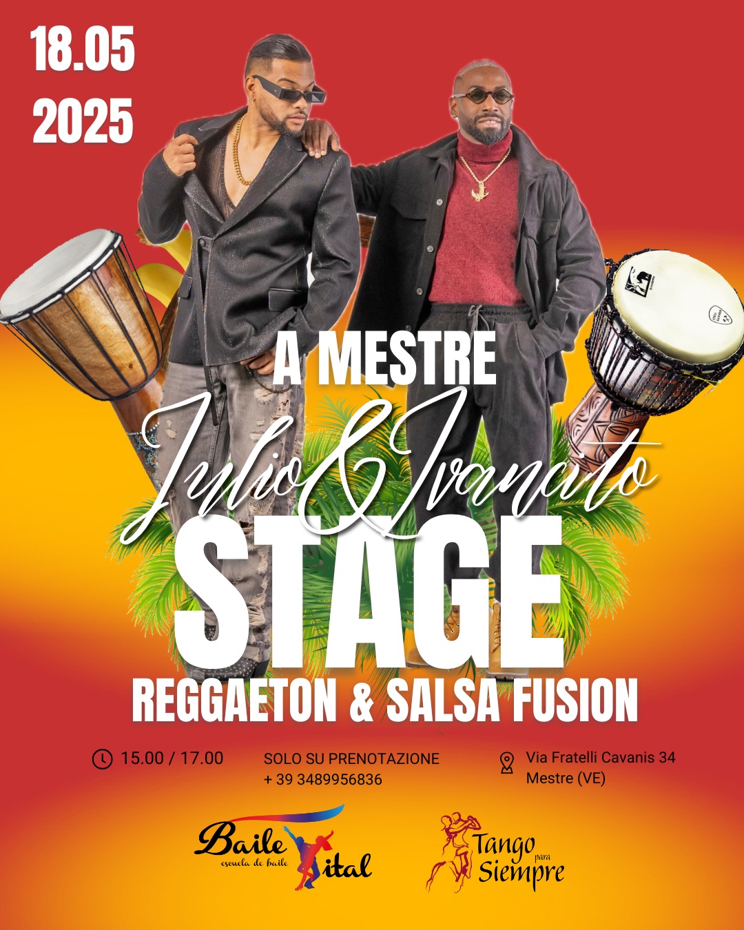 Stage REGGAETON e SALSA FUSION