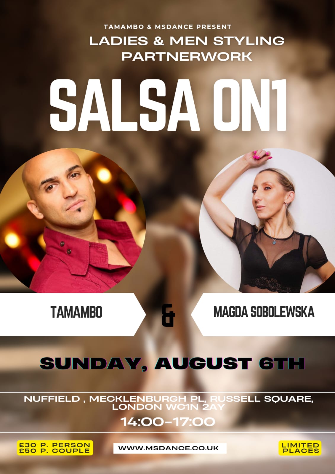Salsa on 1 Styling and Partnerwork workshop