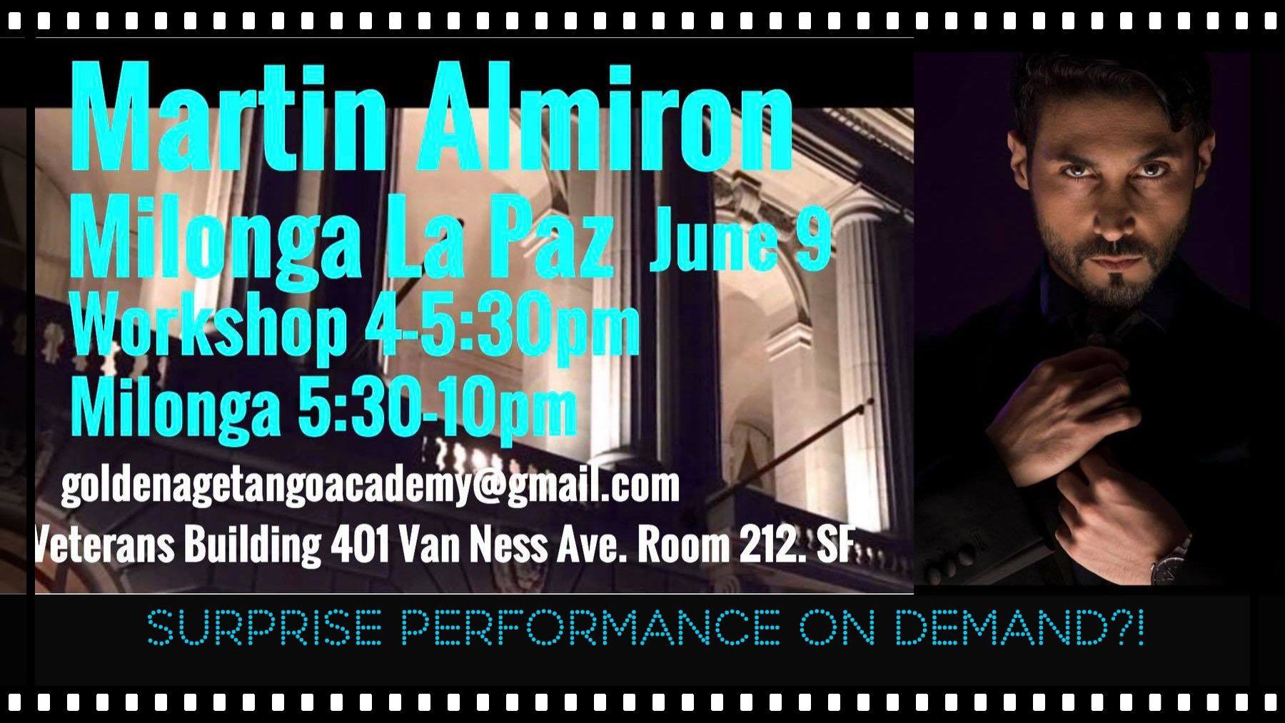 Martin Almiron Workshop at La Paz Milonga
