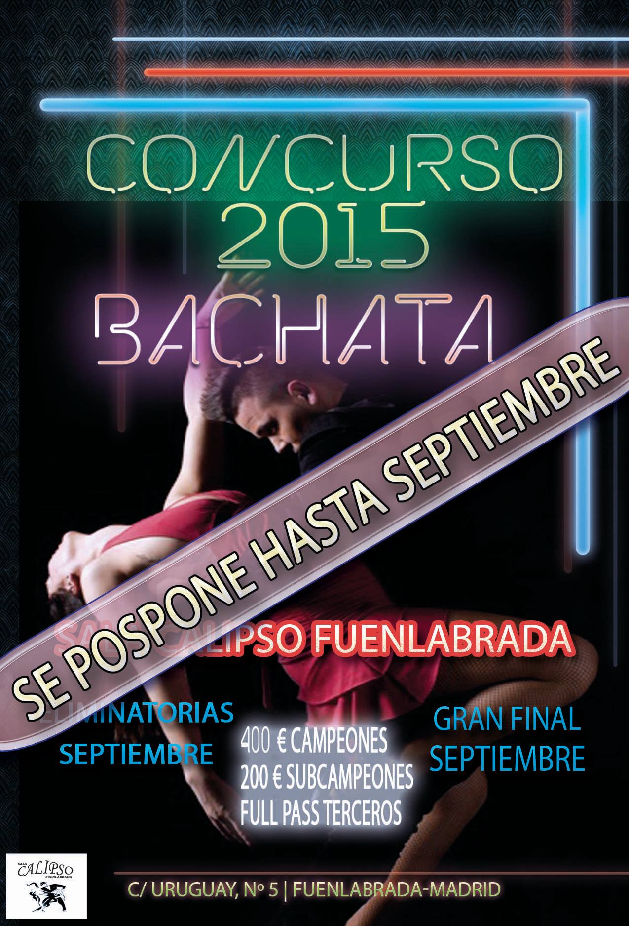CONCURSO OPEN BACHATA SUMMER CALIPSO - SEPTIEMBRE 2015