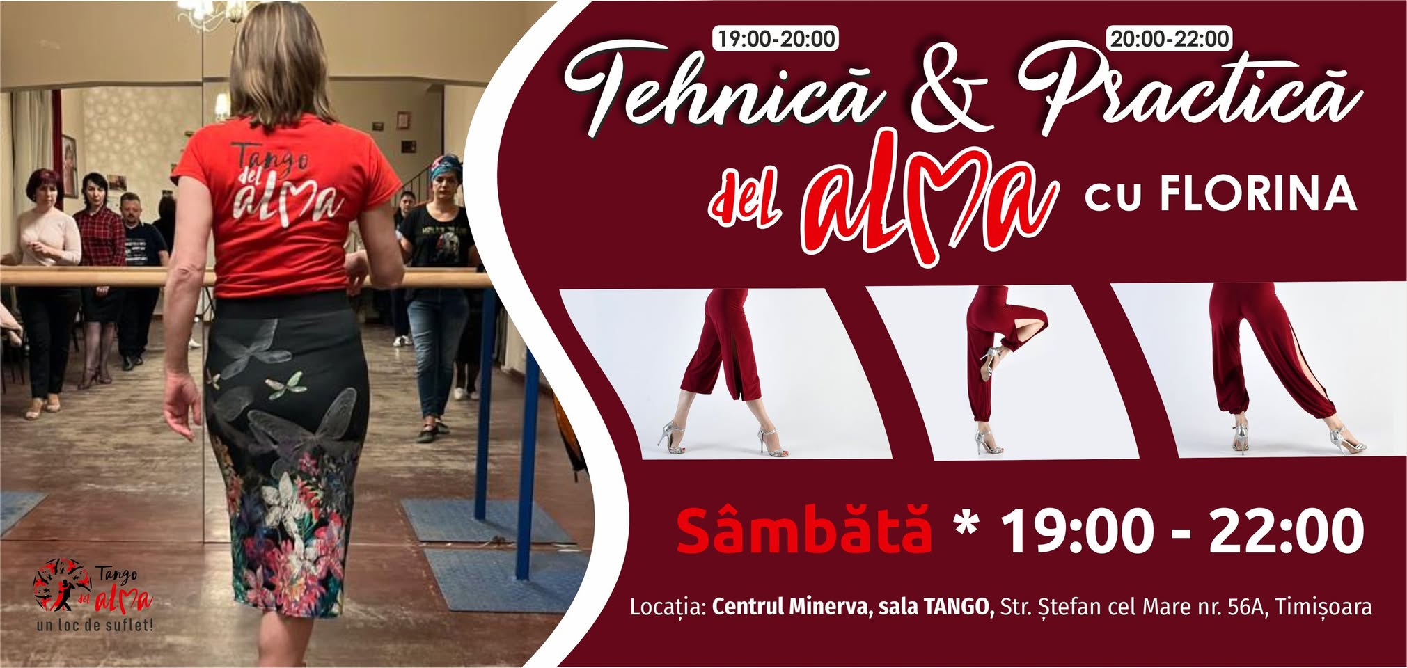 Tehnica și Practica del Alma Sâmbătă, 13 septembrie 2025 19:00 - 22:00