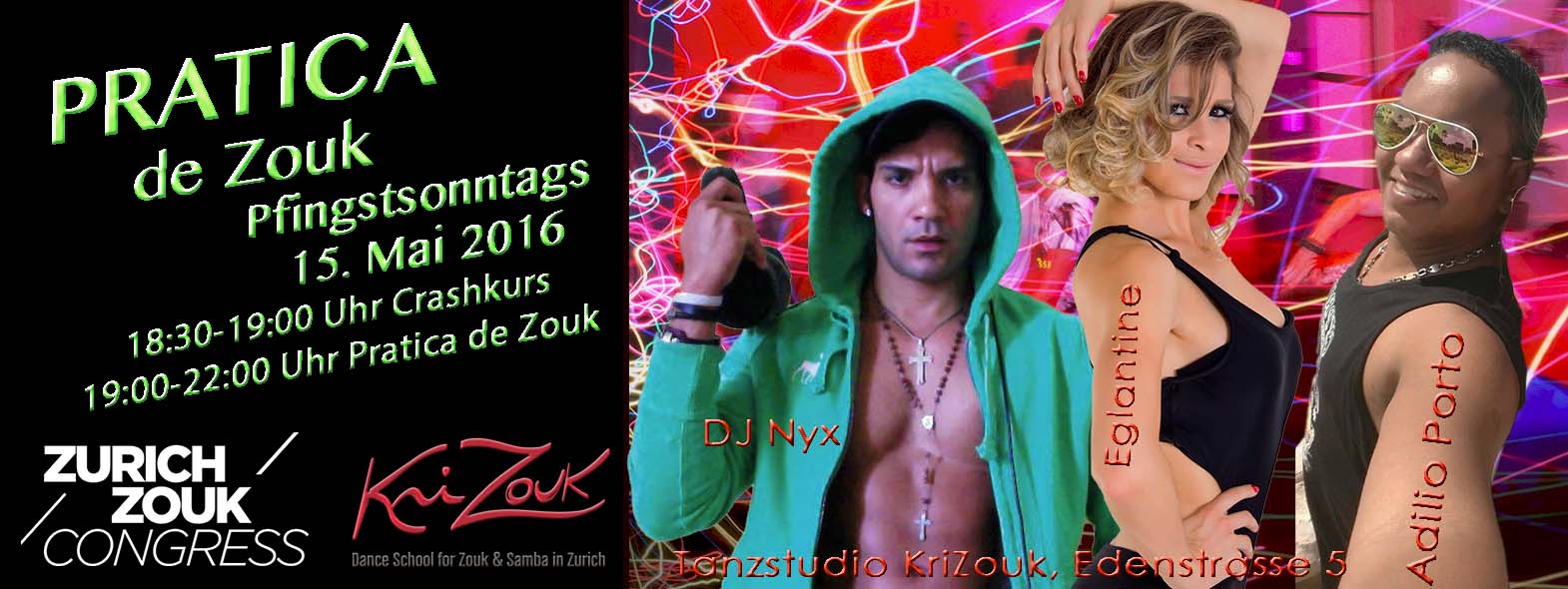 Crashkurs & Pratica De Zouk - Pfingsten Special!
