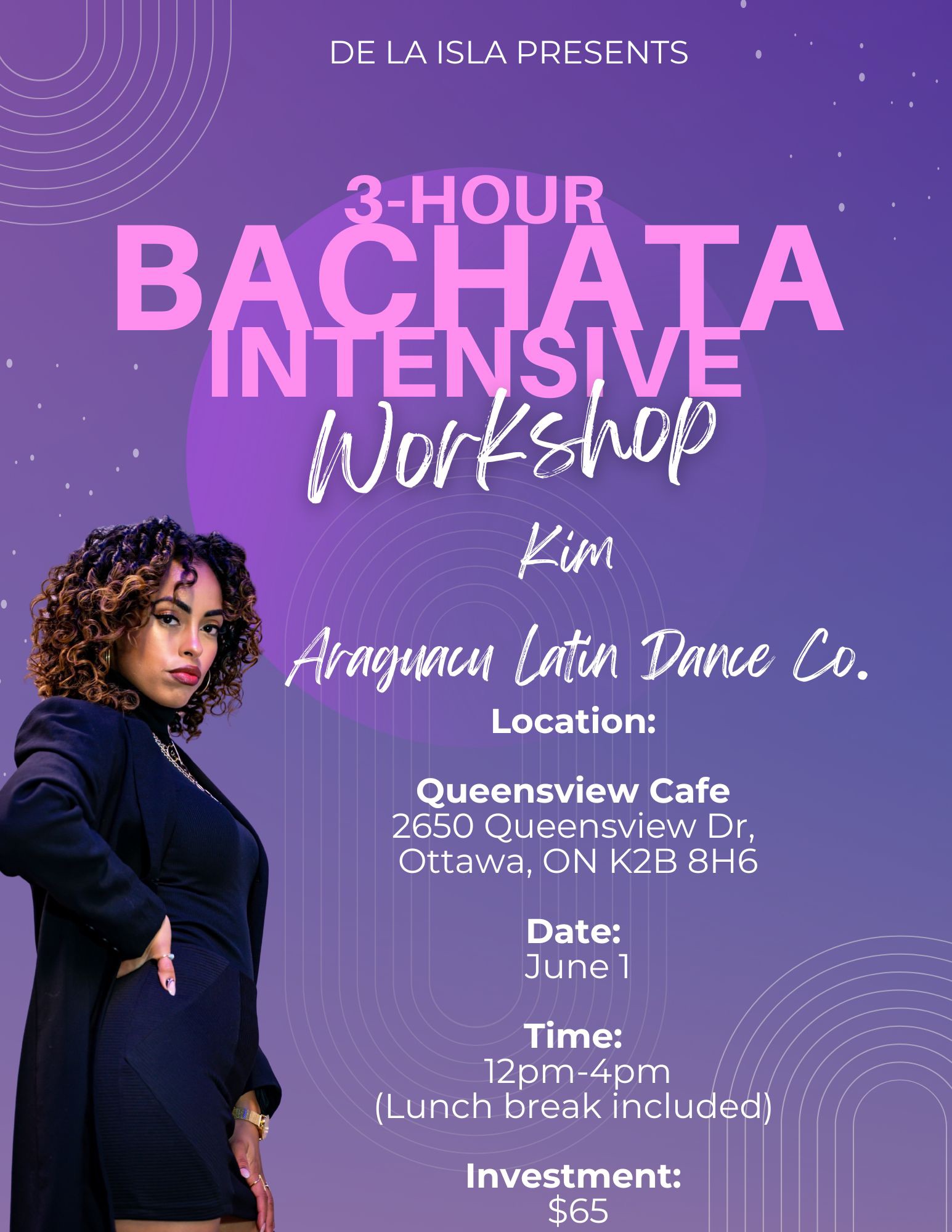 3- Hour Bachata Intensive Workshop- Kim Araguacu