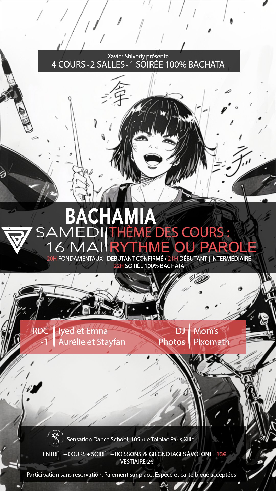 Bachamia Danser sur les temps vs sur les paroles - Iyed - Aurélie & Stayfan - Pixomath - DJ Mom's