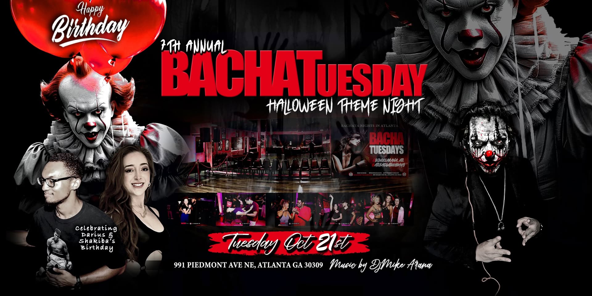 7th Annual BACHATuesday Halloween Night