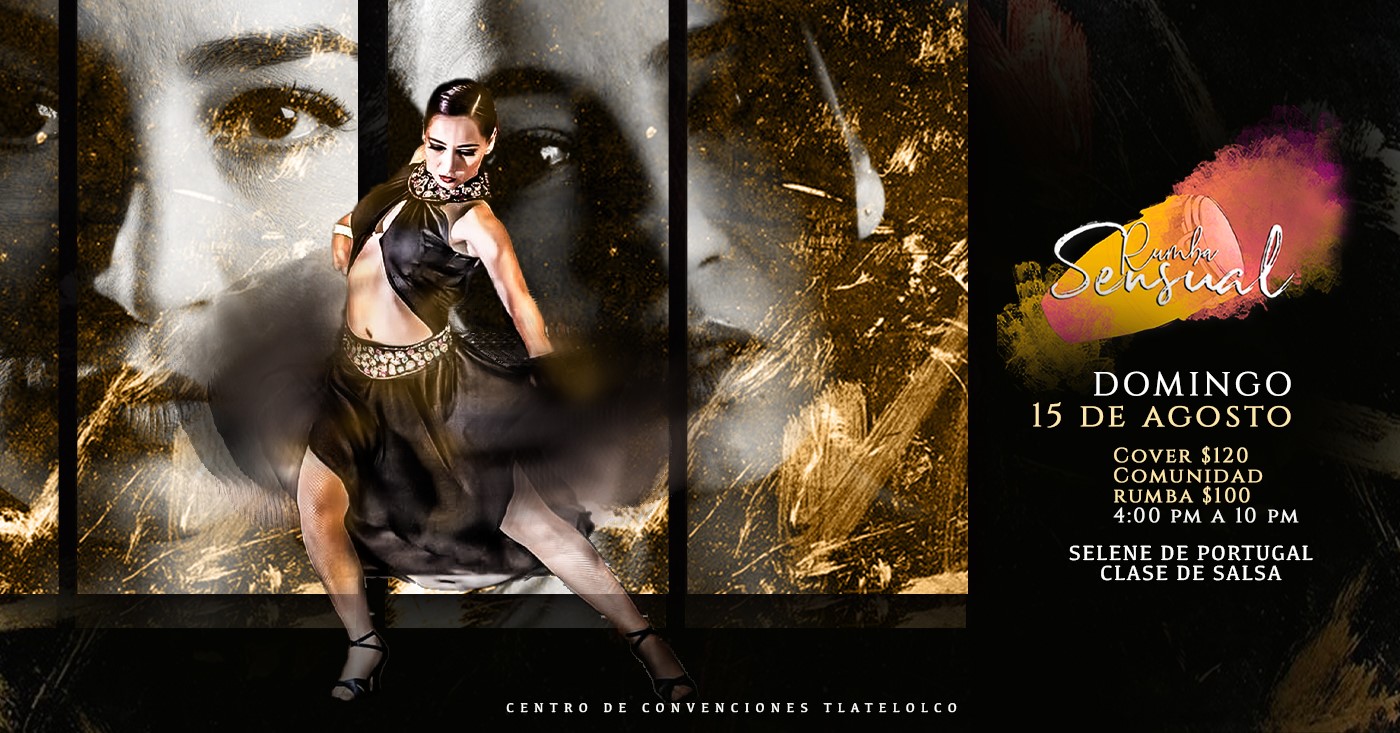 Rumba Sensual Domingo 15 de agosto - 4 pm
