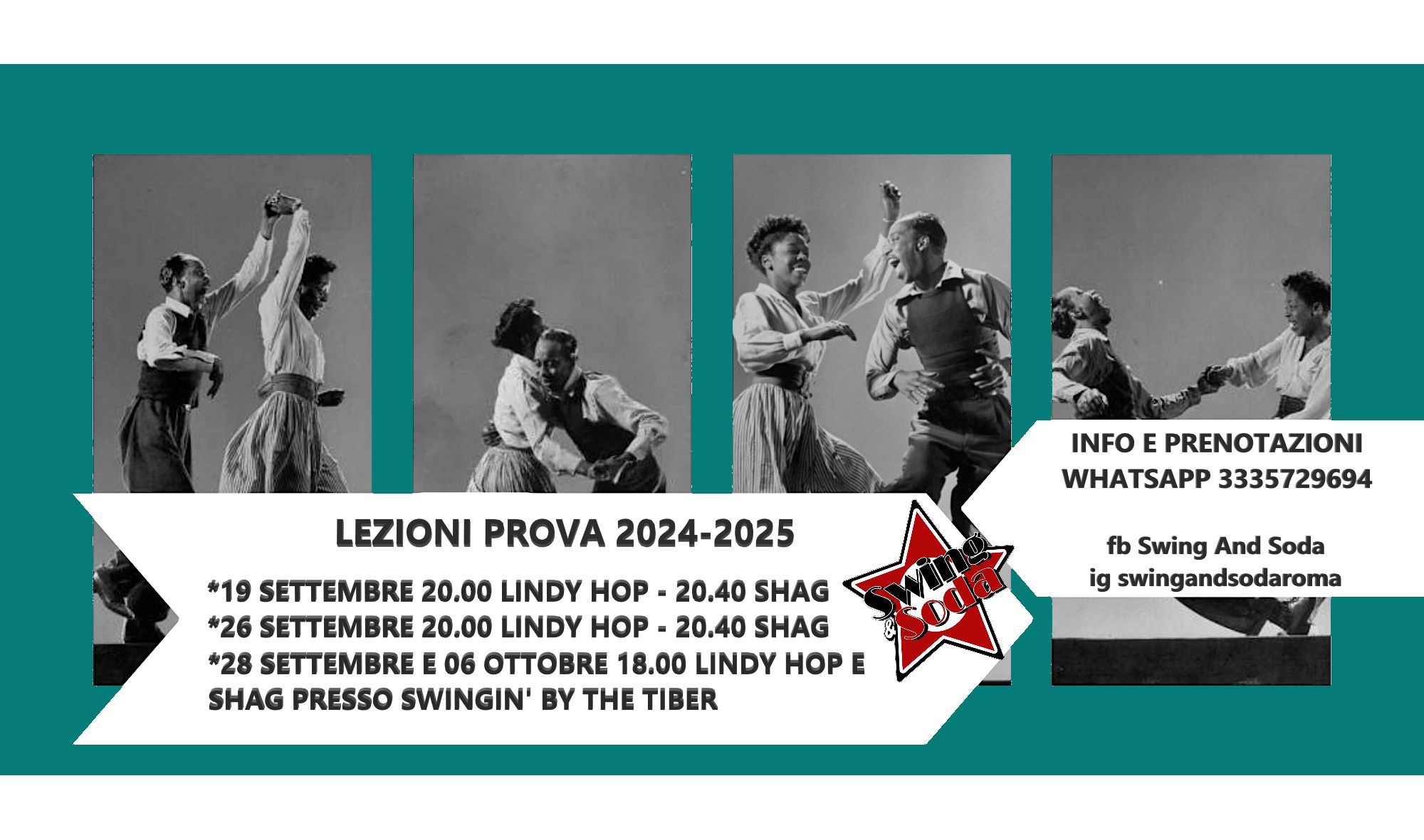 SWING LEZIONI PROVA 2024-2025