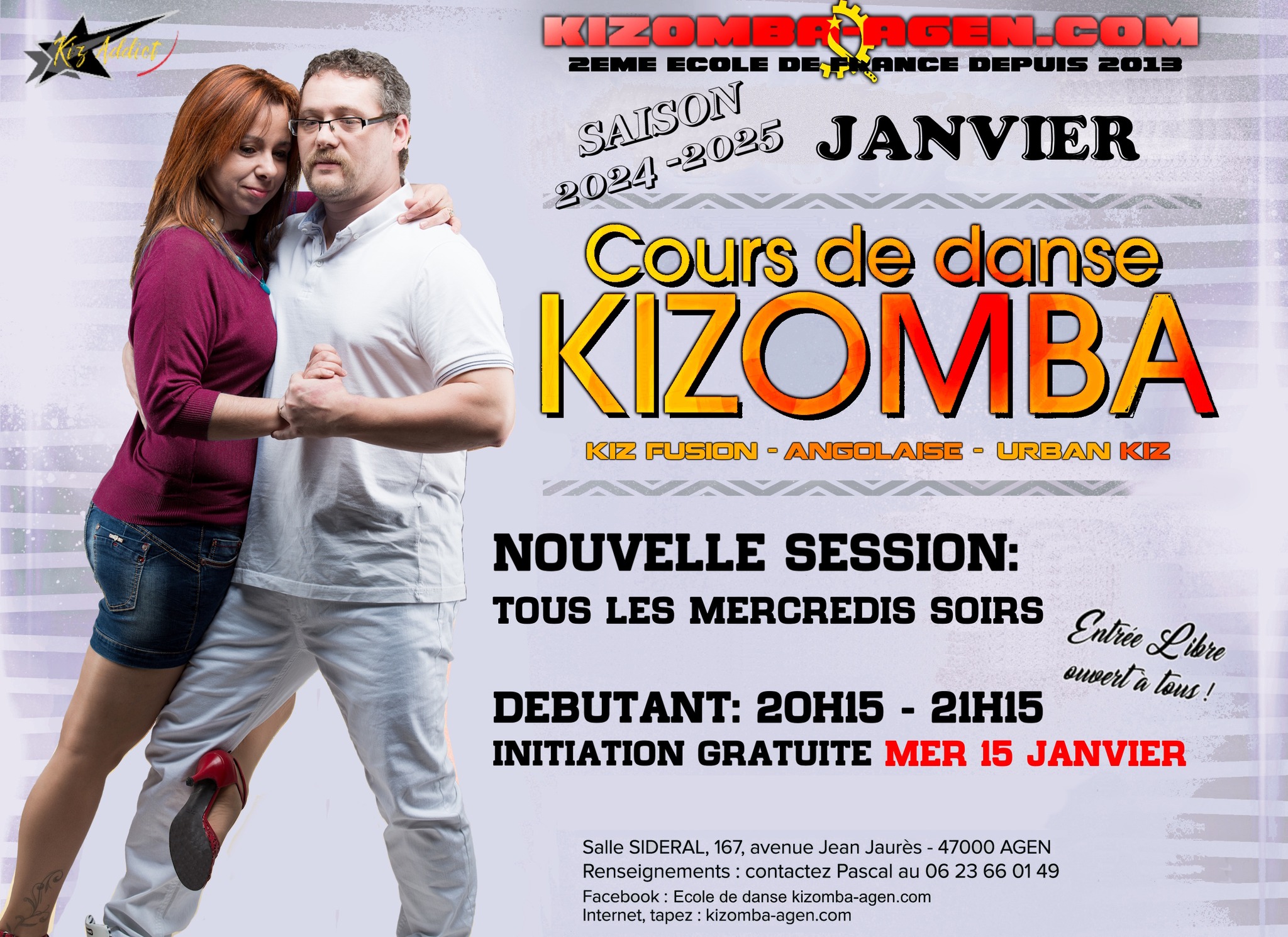 Kizomba-agen: Nouvelle Session DEBUTANT