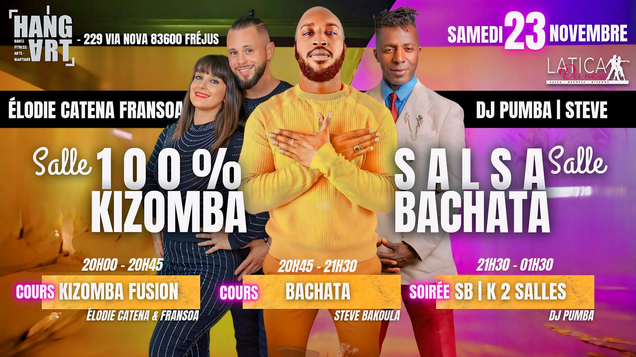 Mensuelle Latica Bs K - Rétro édition - Dj Pumba 100% Kiz Steve Élodie FranSOA