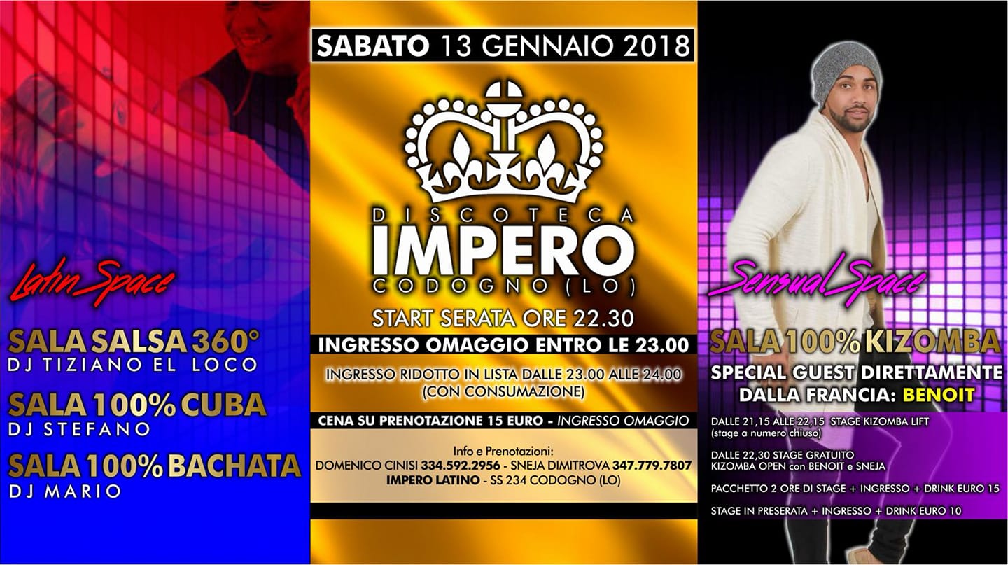 Impero Latino - Sabato 13 Gennaio