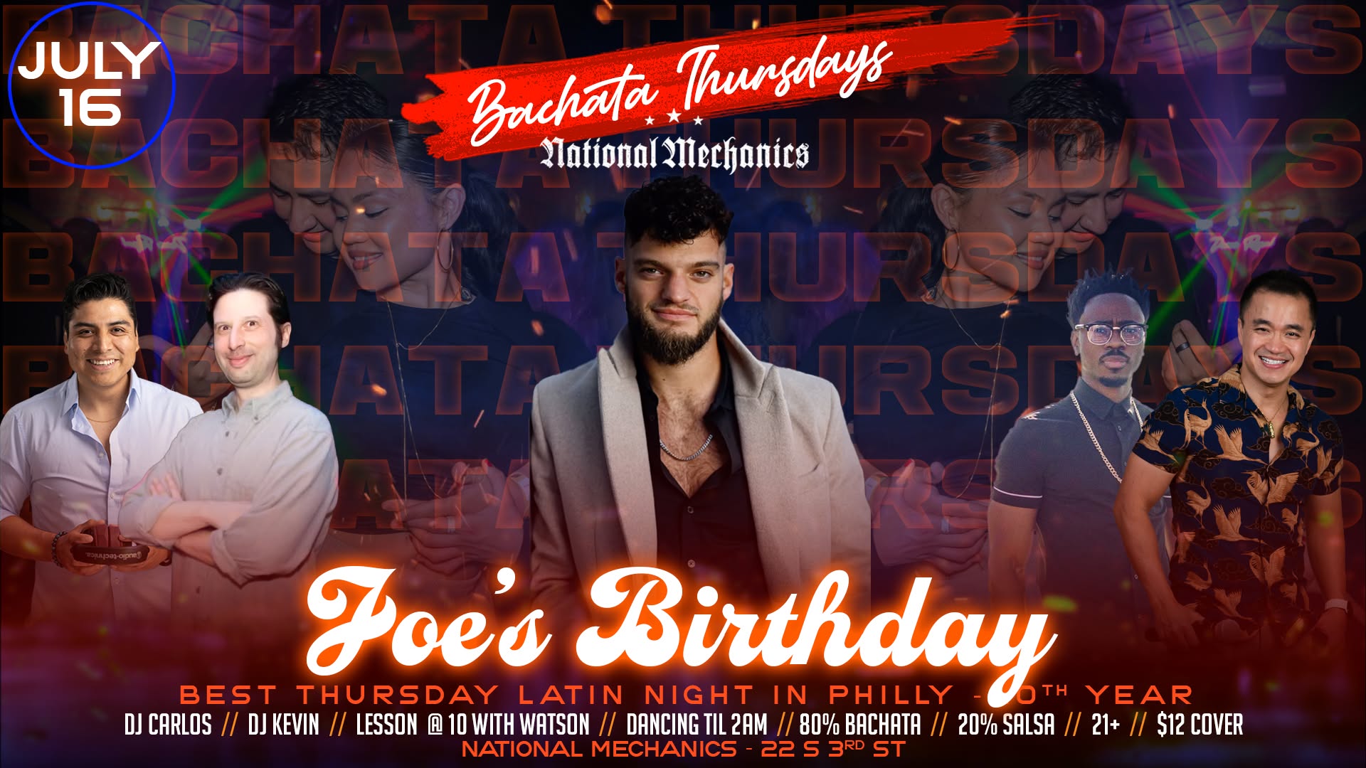 Bachata Thursdays - JULY 16