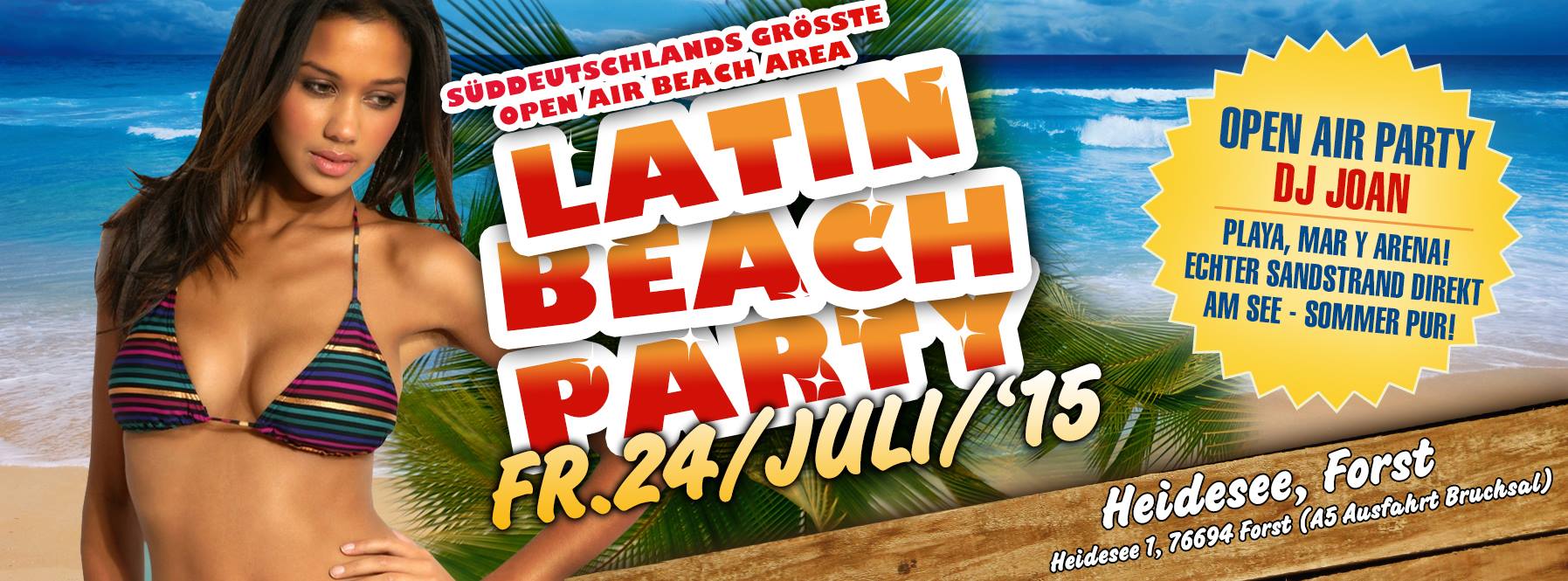 LATIN BEACH PARTY 2 ✩✩ 24.07.2015 ✩✩ 100% LATINO