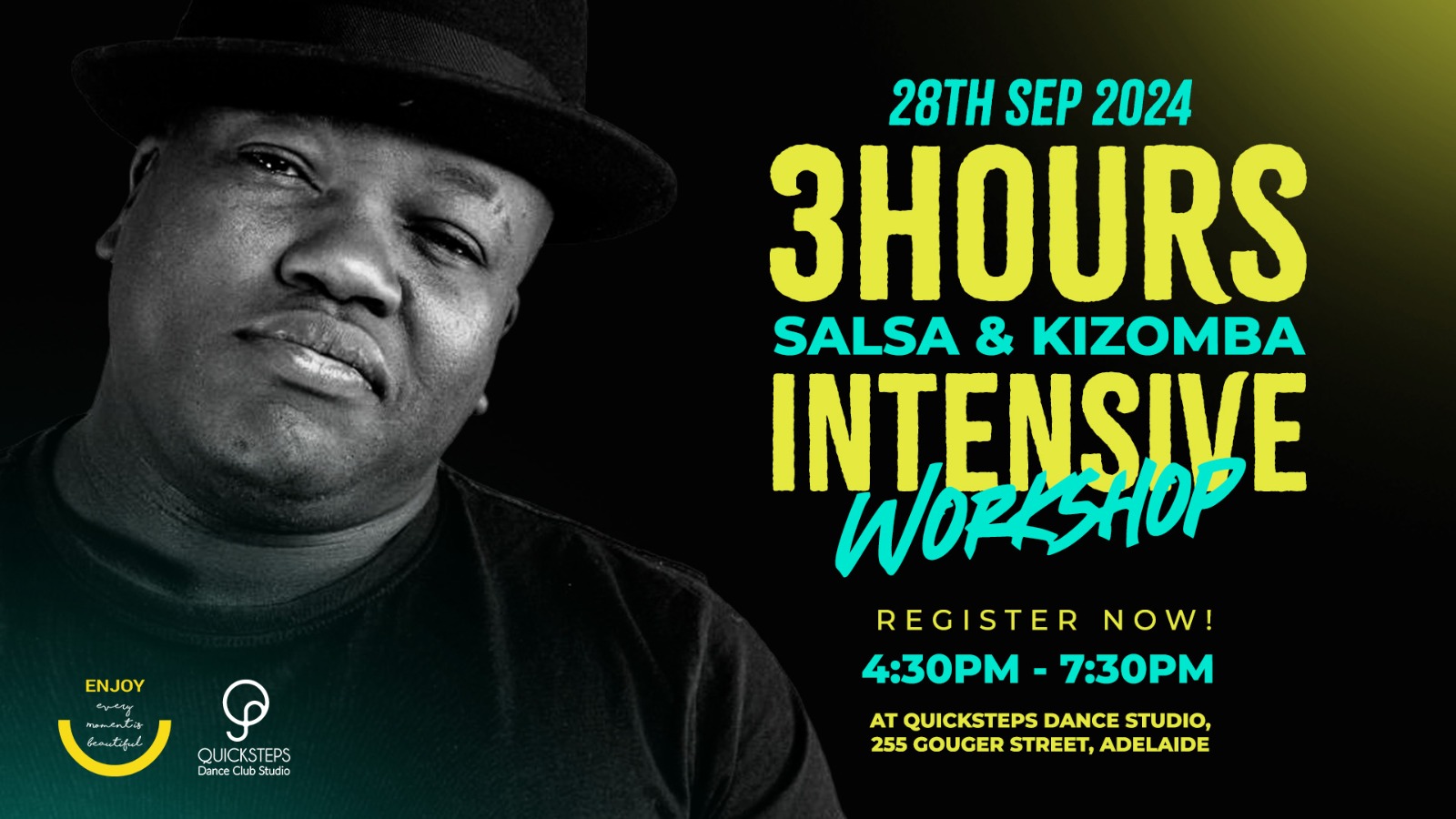 3 Hours Salsa & Kizomba Intensive Workshops With Mutati