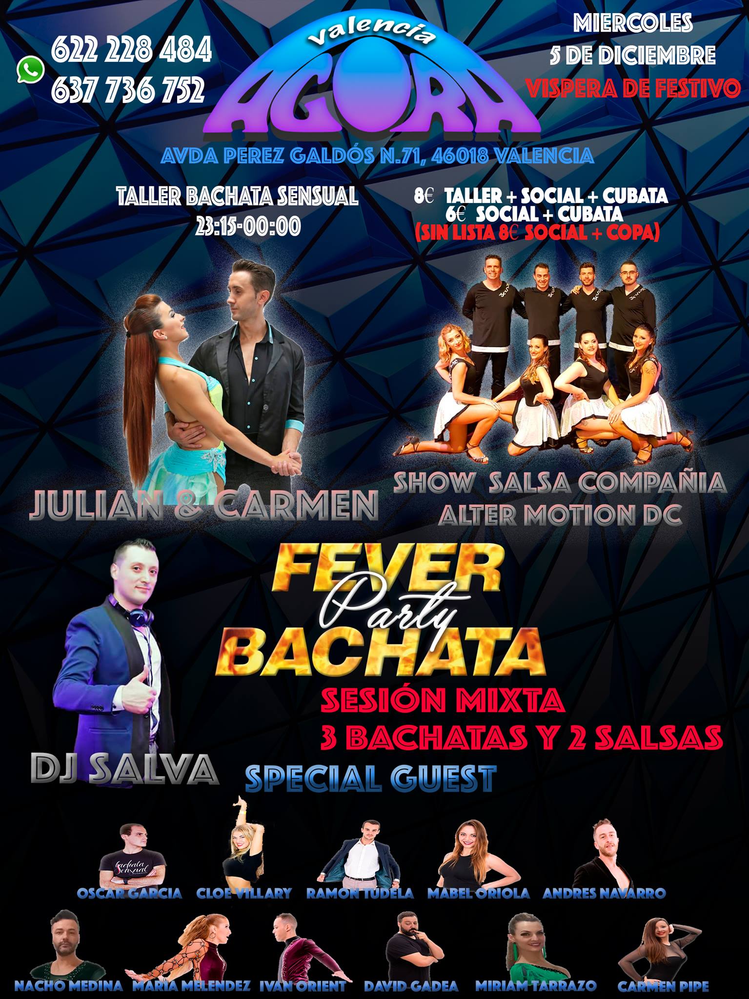 Agora Fever Bachata Party (5 de Diciembre "Vispera de Festivo")